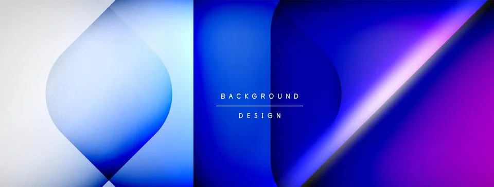 Shadow lines vector techno banner and light effects. Techno Illustration For 스톡 일러스트