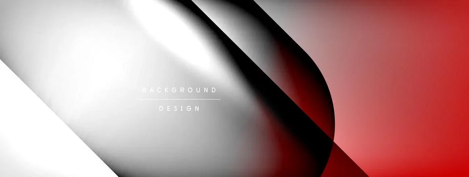 Shadow lines vector techno banner and light effects. Techno Illustration For Illustrazione stock