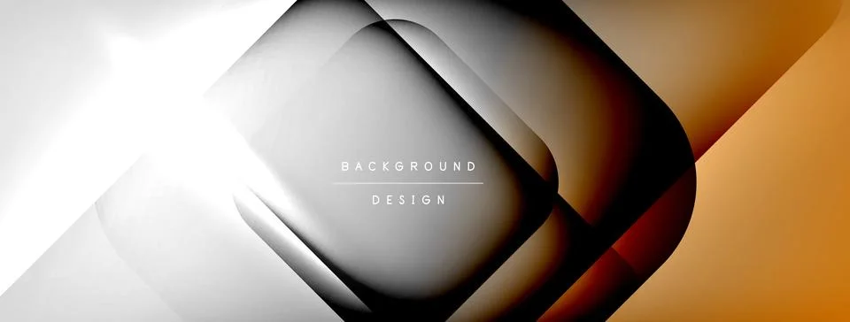 Shadow lines vector techno banner and light effects. Techno Illustration For Stock Illustration