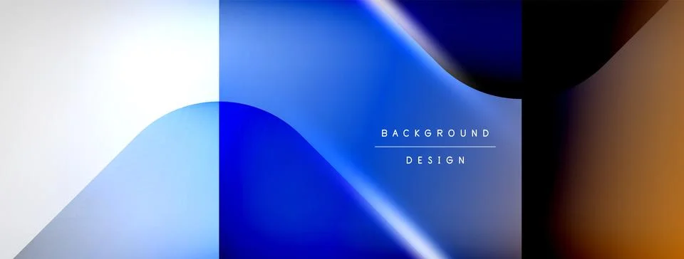 Shadow lines vector techno banner and light effects. Techno Illustration For 스톡 일러스트