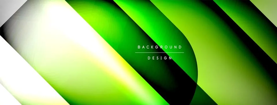 Shadow lines vector techno banner and light effects. Techno Illustration For Illustrazione stock