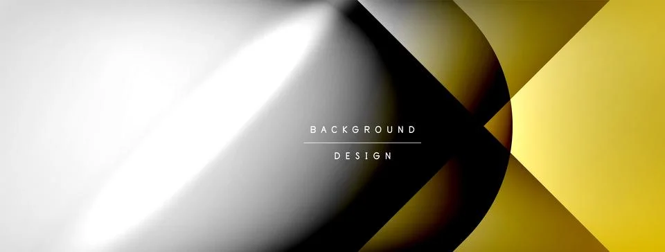 Shadow lines vector techno banner and light effects. Techno Illustration For 스톡 일러스트