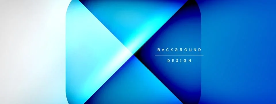 Shadow lines vector techno banner and light effects. Techno Illustration For Illustrazione stock