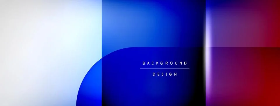 Shadow lines vector techno banner and light effects. Techno Illustration For Illustrazione stock
