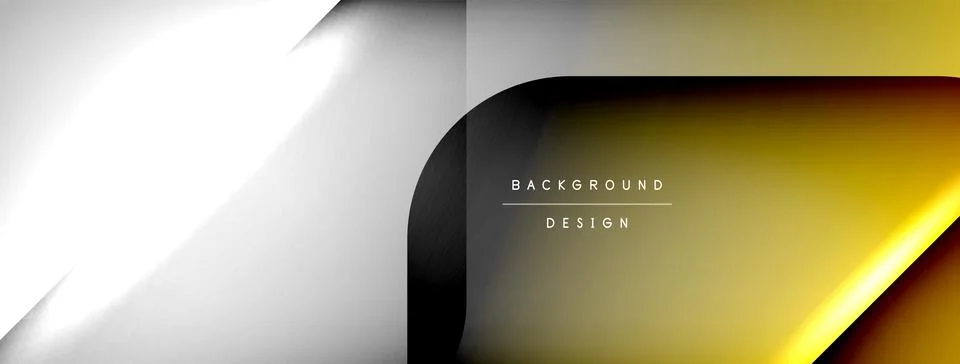 Shadow lines vector techno banner and light effects. Techno Illustration For 스톡 일러스트