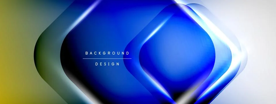 Shadow lines vector techno banner and light effects. Techno Illustration For Illustrazione stock