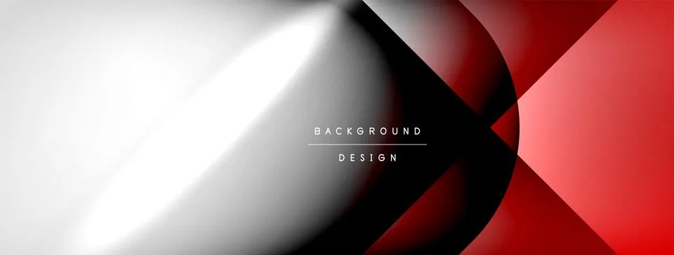 Shadow lines vector techno banner and light effects. Techno Illustration For 스톡 일러스트