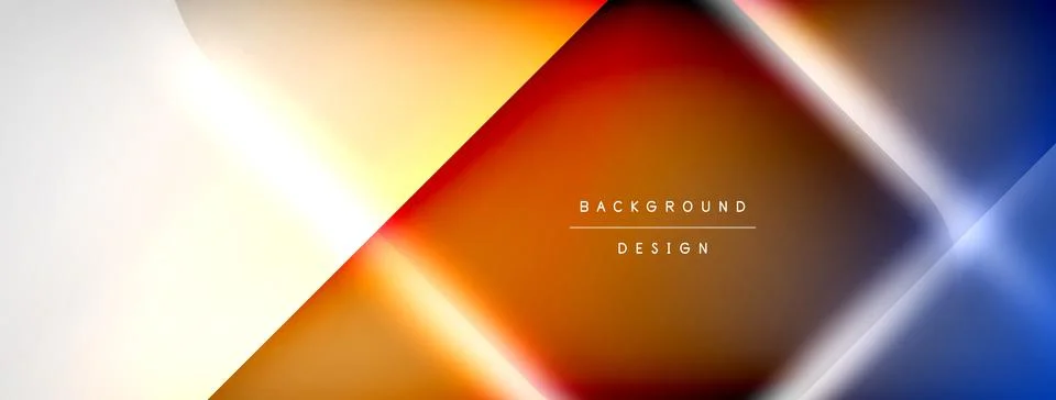 Shadow lines vector techno banner and light effects. Techno Illustration For Illustrazione stock