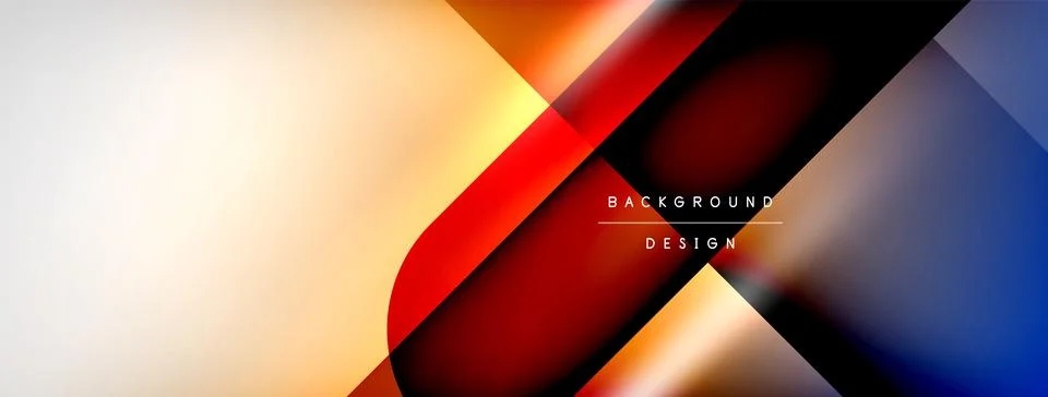 Shadow lines vector techno banner and light effects. Techno Illustration For Stock Illustration
