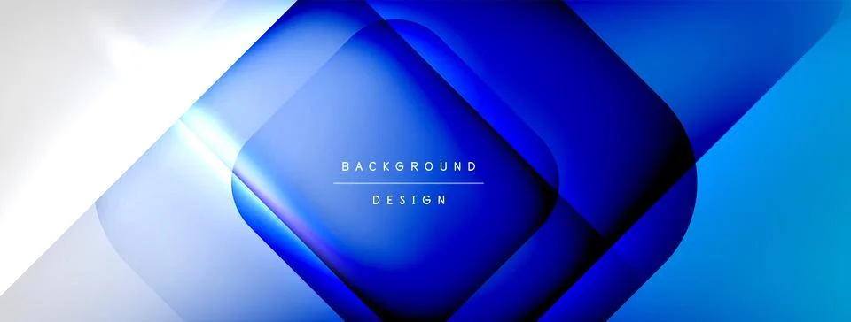 Shadow lines vector techno banner and light effects. Techno Illustration For Stock Illustration