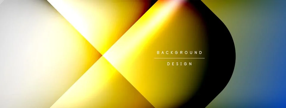 Shadow lines vector techno banner and light effects. Techno Illustration For 스톡 일러스트