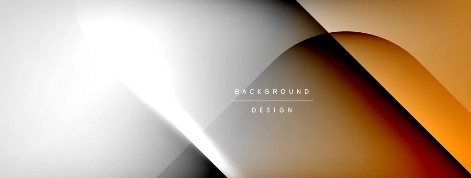 Shadow lines vector techno banner and light effects. Techno Illustration For Illustrazione stock