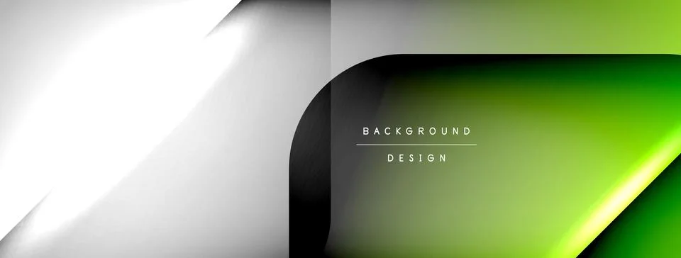Shadow lines vector techno banner and light effects. Techno Illustration For Illustrazione stock