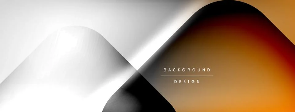 Shadow lines vector techno banner and light effects. Techno Illustration For Illustrazione stock