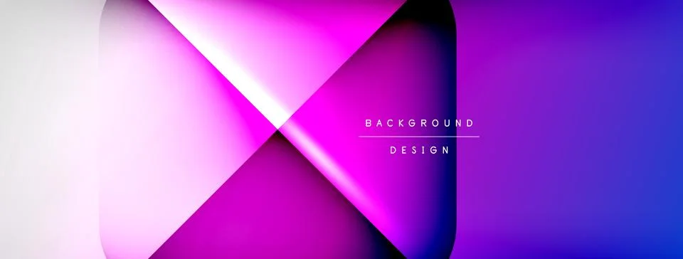Shadow lines vector techno banner and light effects. Techno Illustration For 스톡 일러스트