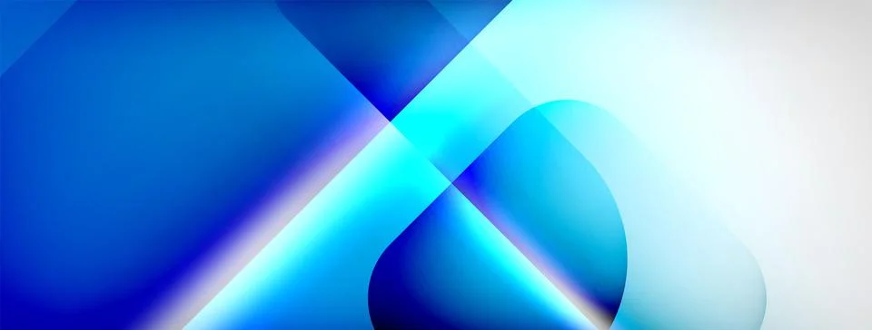 Shadow lines vector techno banner and light effects. Techno Illustration For Stock Illustration