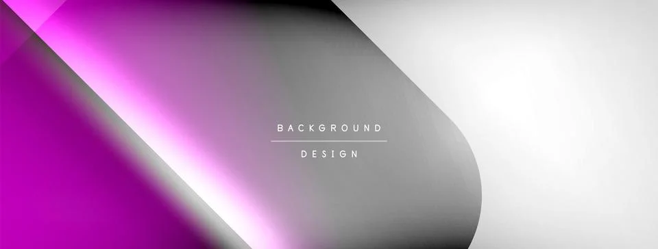 Shadow lines vector techno banner and light effects. Techno Illustration For Illustrazione stock