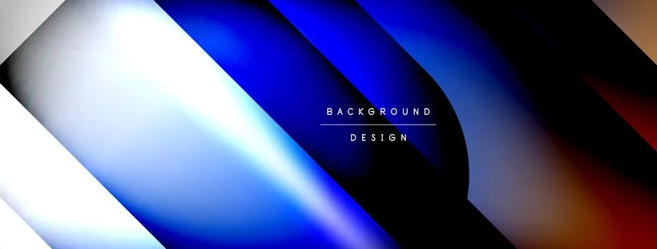 Shadow lines vector techno banner and light effects. Techno Illustration For 스톡 일러스트