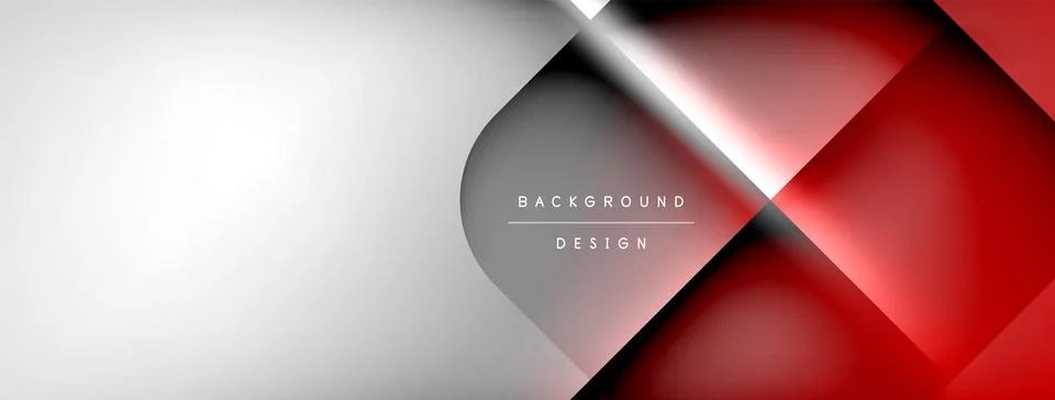 Shadow lines vector techno banner and light effects. Techno Illustration For 스톡 일러스트