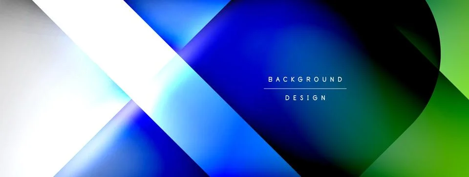 Shadow lines vector techno banner and light effects. Techno Illustration For Stock Illustration