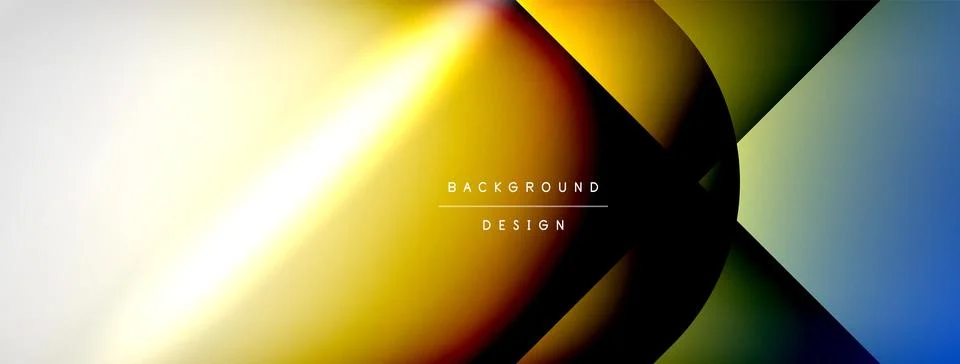 Shadow lines vector techno banner and light effects. Techno Illustration For 스톡 일러스트