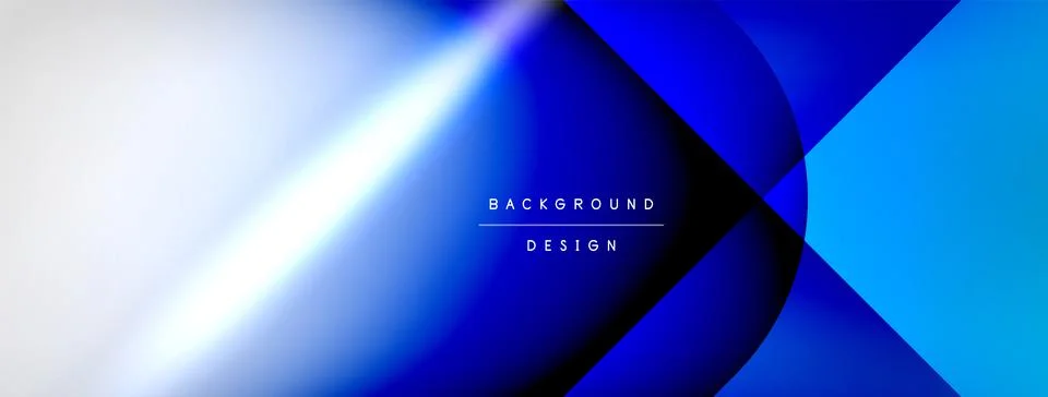 Shadow lines vector techno banner and light effects. Techno Illustration For 스톡 일러스트