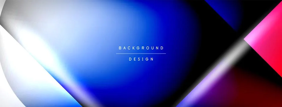 Shadow lines vector techno banner and light effects. Techno Illustration For Illustrazione stock