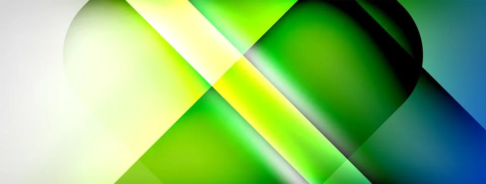 Shadow lines vector techno banner and light effects. Techno Illustration For 스톡 일러스트