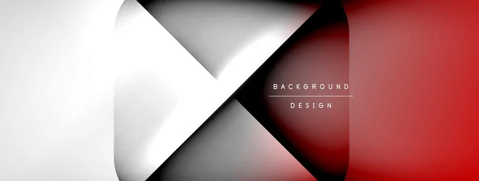 Shadow lines vector techno banner and light effects. Techno Illustration For 스톡 일러스트