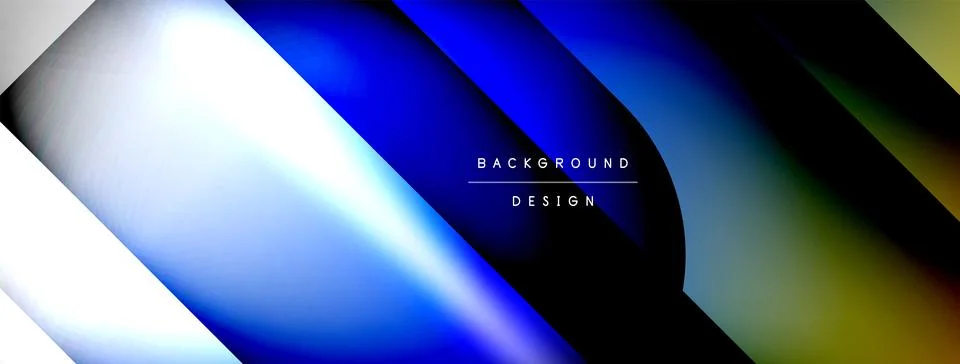 Shadow lines vector techno banner and light effects. Techno Illustration For 스톡 일러스트