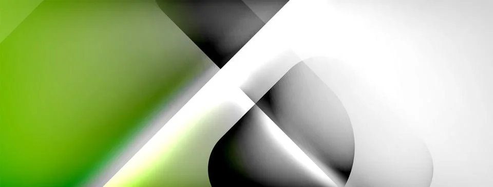 Shadow lines vector techno banner and light effects. Techno Illustration For Stock-Illustration