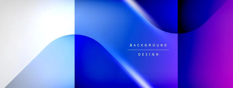 Shadow lines vector techno banner and light effects. Techno Illustration For 스톡 일러스트