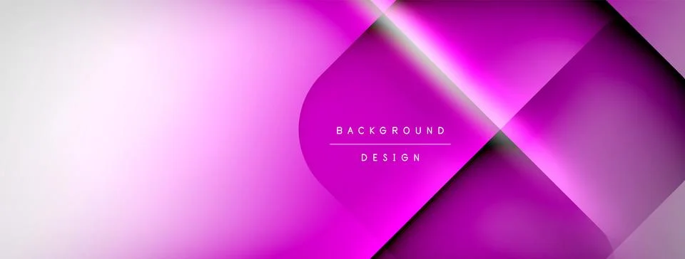 Shadow lines vector techno banner and light effects. Techno Illustration For 스톡 일러스트