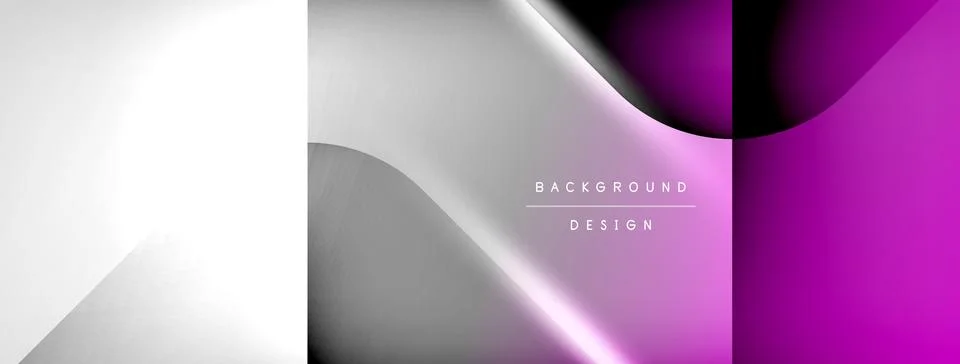 Shadow lines vector techno banner and light effects. Techno Illustration For 스톡 일러스트