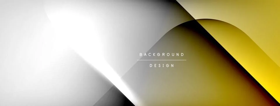 Shadow lines vector techno banner and light effects. Techno Illustration For 스톡 일러스트