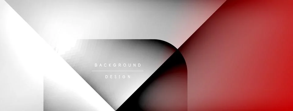 Shadow lines vector techno banner and light effects. Techno Illustration For Illustrazione stock