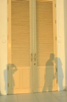 The shadow of a lover Stock Photos