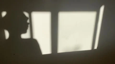 The shadow of a man crosses Stock Footage 302879678