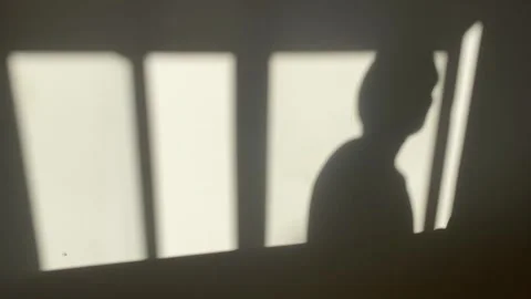 The shadow of a man crosses Stock Footage 302879684
