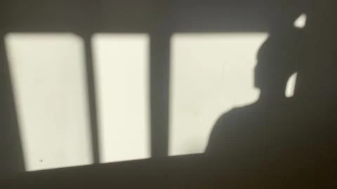 The shadow of a man crosses Stock Footage 302879991