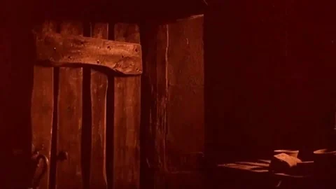 Shadow man at door. Stock Footage 229868595