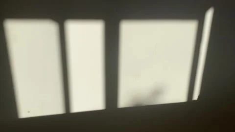 Shadow of a man passing by Stock Footage 302879475