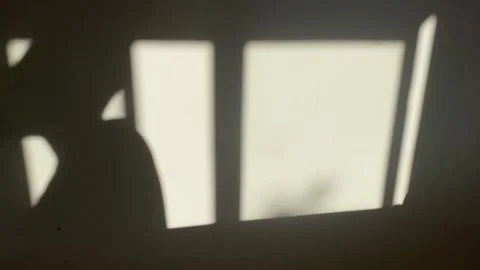 Shadow of a man passing by Stock Footage 302879481