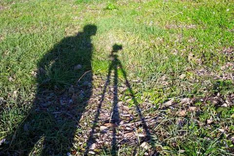 Shadow of a man Stock Photos