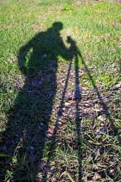 Shadow of a man Stock Photos