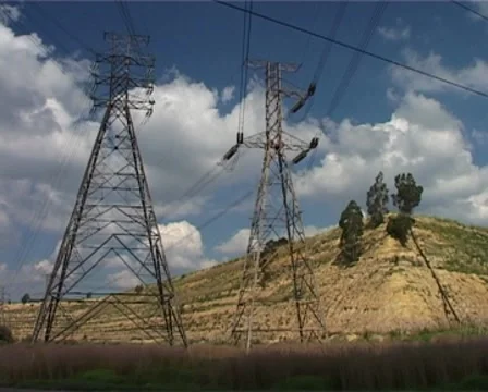 Shadow moving over Gold Mine Dumps Joburg archive Видео 8662396