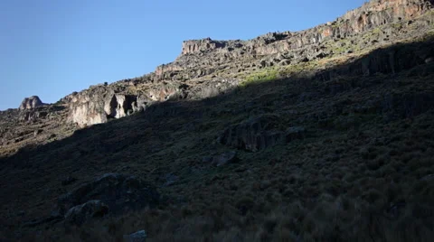 Shadow on Mt. Kenya Timelapse Stock Footage 42398482