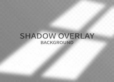 Shadow overlay effect background. Monochrome background for design. Transpare Stock Illustration