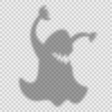 Shadow overlay effect for halloween background Stock Illustration