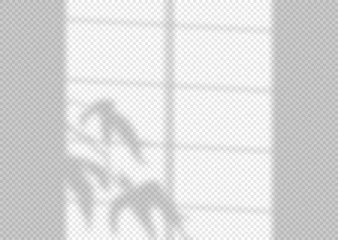 Shadow overlay effect for photo and mockup Illustrazione stock